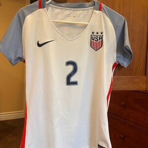 💙Nike Aeroswift 2017 Sydney Leroux USA Soccer Jersey women’s size M EUC!💙